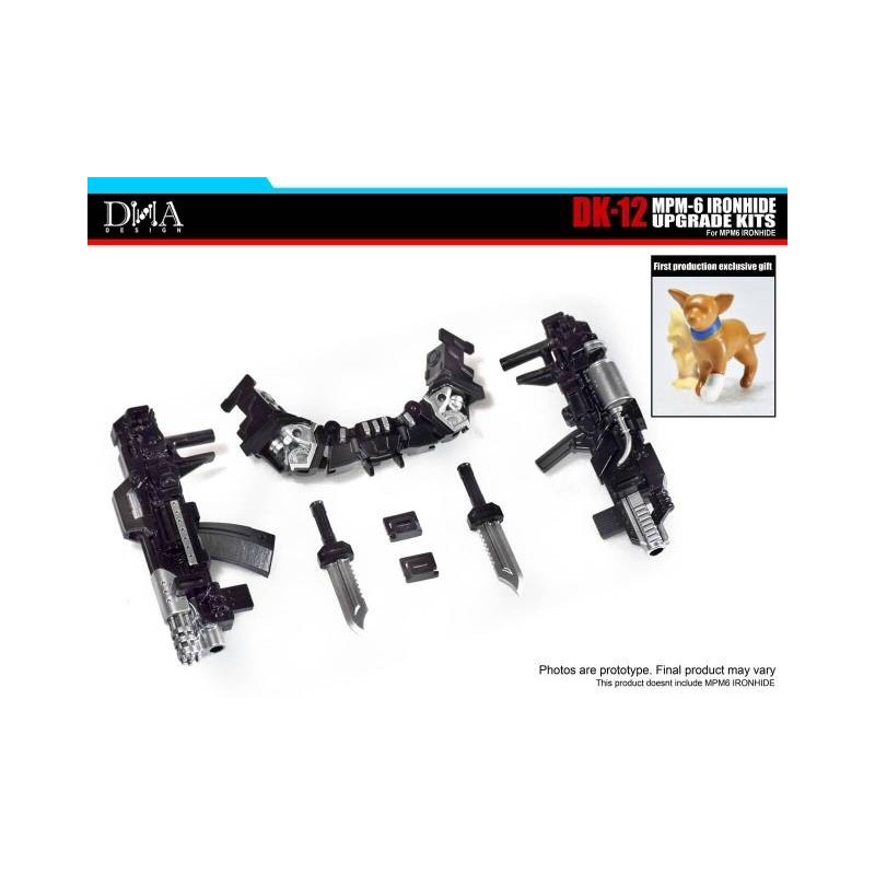 DNA Design DK-12 MPM-6 Masterpiece Ironhide Upgrade Kit
