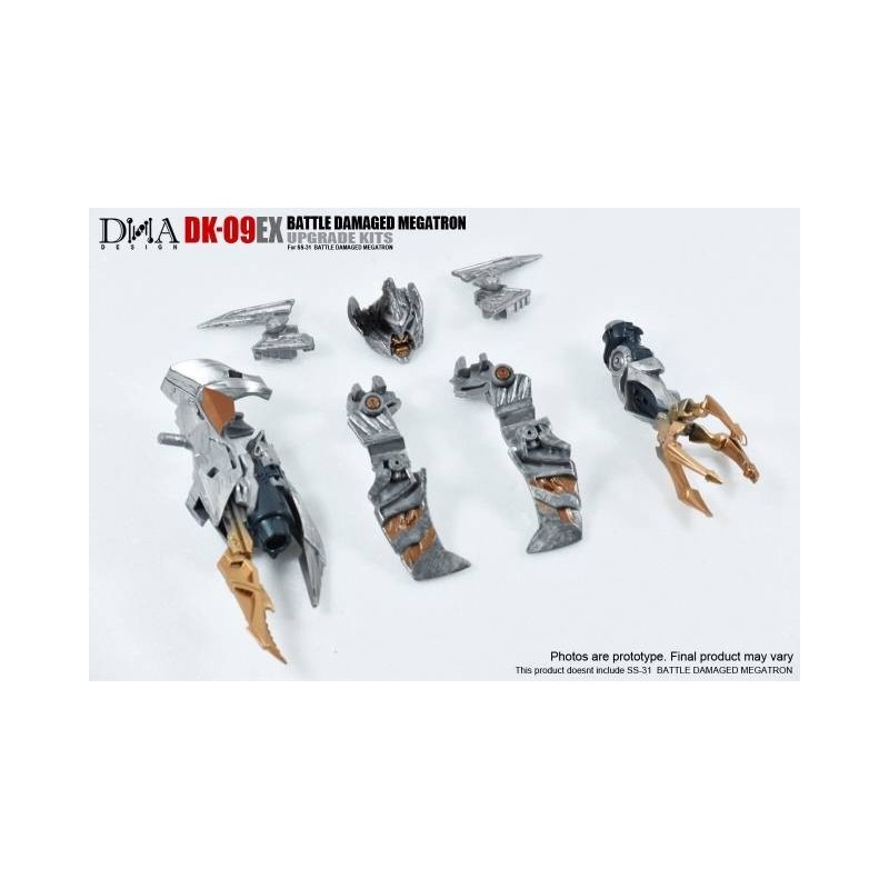 DNA Design DK-09EX Megatron Battle Damaged Upgrade Kit