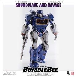 Three Zero Transformers Bumblebee DLX  Scale Collectible Series Soundwave & Ravage