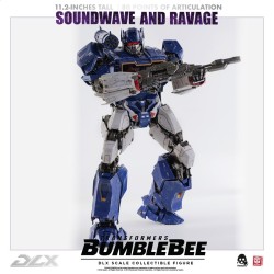 Three Zero Transformers Bumblebee DLX  Scale Collectible Series Soundwave & Ravage
