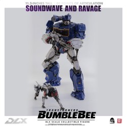Three Zero Transformers Bumblebee DLX  Scale Collectible Series Soundwave & Ravage