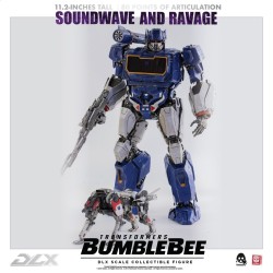 Three Zero Transformers Bumblebee DLX  Scale Collectible Series Soundwave & Ravage