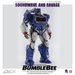 Three Zero Transformers Bumblebee DLX  Scale Collectible Series Soundwave & Ravage