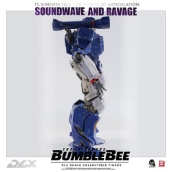Three Zero Transformers Bumblebee DLX  Scale Collectible Series Soundwave & Ravage