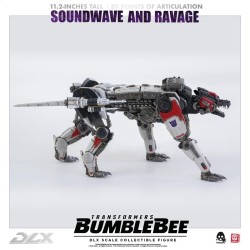 Three Zero Transformers Bumblebee DLX  Scale Collectible Series Soundwave & Ravage