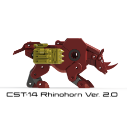 KFC Toys CST-14 Rhinohorn 2.0 & CST-15 Ironpaw 2.0