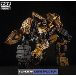 ToyWorld TW-C07F Battle Damaged Yellow Constructor Set of 6