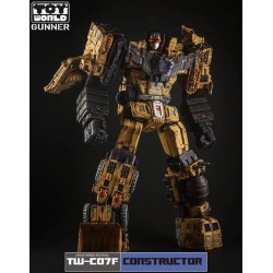 ToyWorld TW-C07F Battle Damaged Yellow Constructor Set of 6