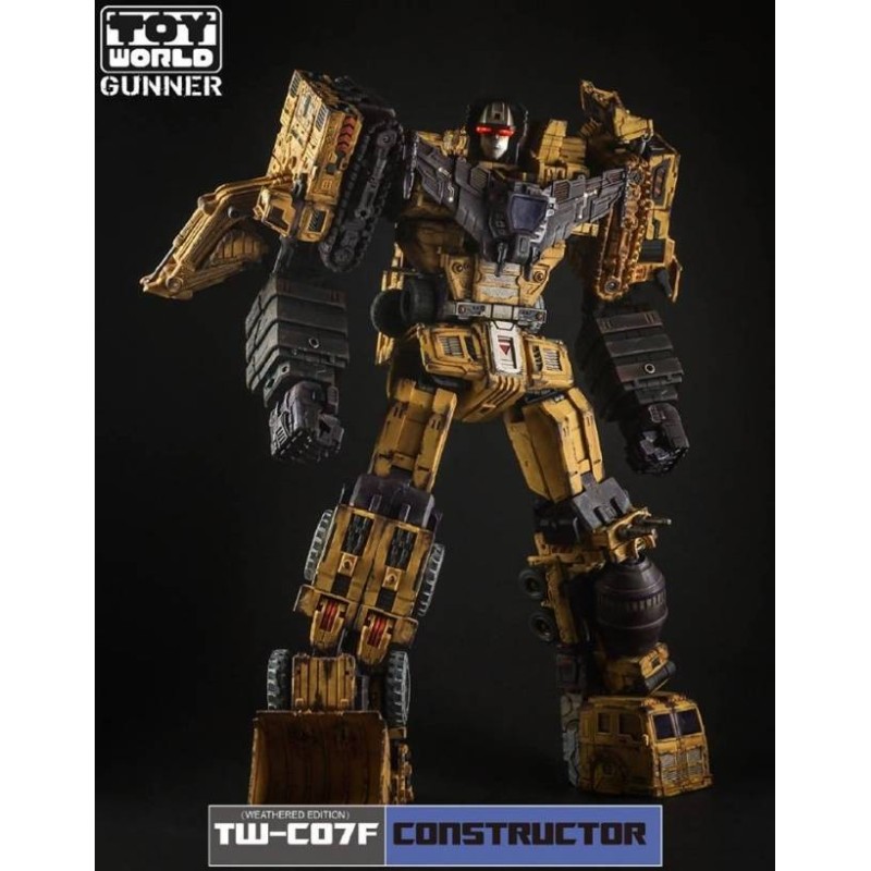 ToyWorld TW-C07F Battle Damaged Yellow Constructor Set of 6