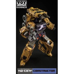 ToyWorld TW-C07F Battle Damaged Yellow Constructor Set of 6