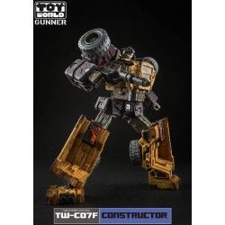 ToyWorld TW-C07F Battle Damaged Yellow Constructor Set of 6
