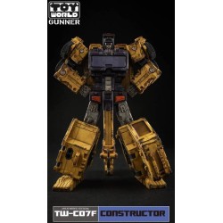 ToyWorld TW-C07F Battle Damaged Yellow Constructor Set of 6