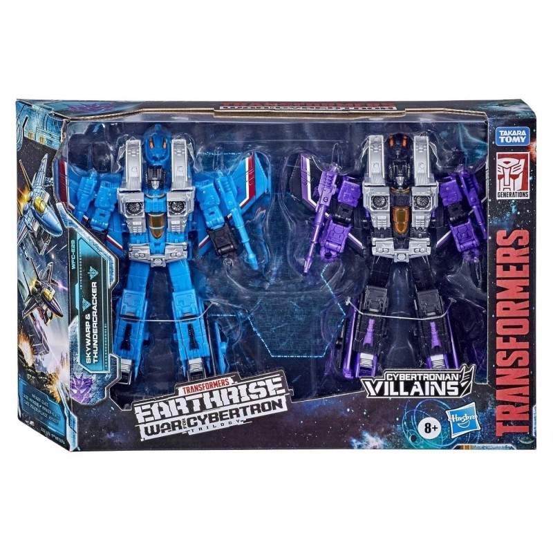 Transformers War For Cybertron Earthrise Voyager Skywarp & Thundercracker 2 Pack