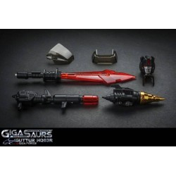 GigaPower Gigasaurs HQ-03R Gutter - Chrome Version