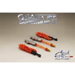GigaPower Gigasaurs HQ-05R Gaudenter - Chrome Version
