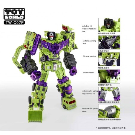ToyWorld TW-C07P Constructor Set of 6 - Metallic Painting Version
