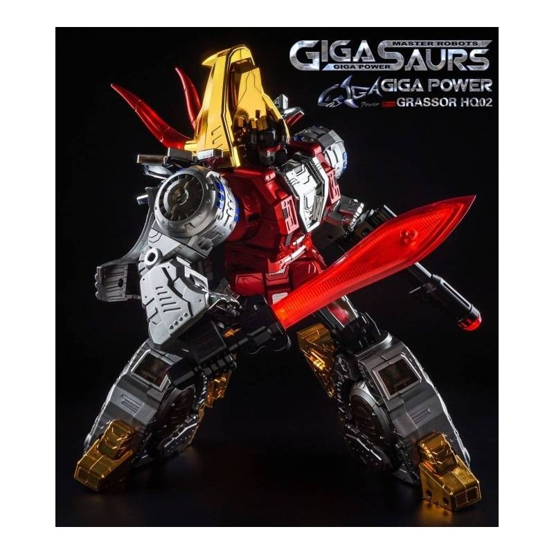 GigaPower Gigasaurs HQ-02R Grassor - Chrome Version
